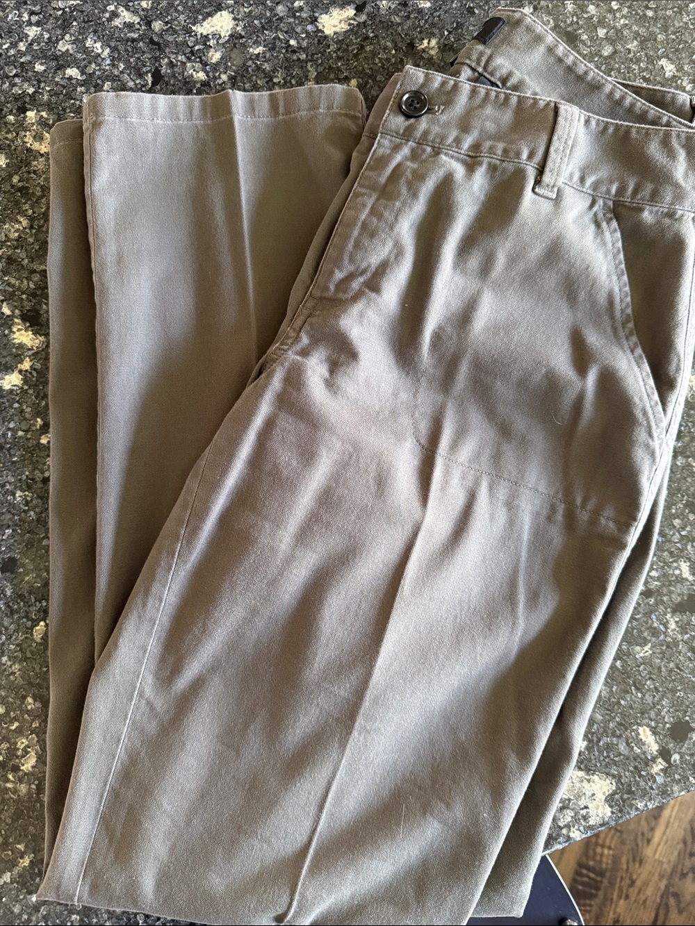 Talbots Straight-Leg Pants in Taupe